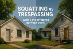 Squatting vs Trespassing